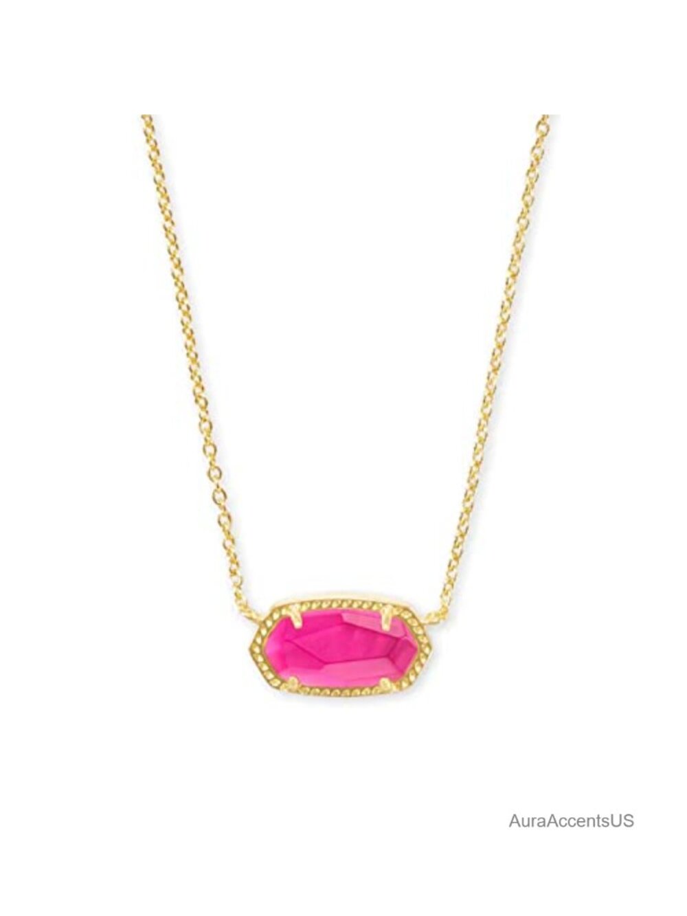 14k Gold-Plated Pendant Necklace 15" Chain Layering